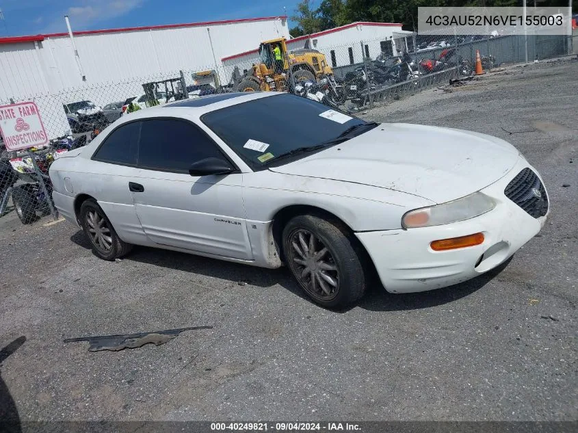 1997 Chrysler Sebring Lxi VIN: 4C3AU52N6VE155003 Lot: 40249821