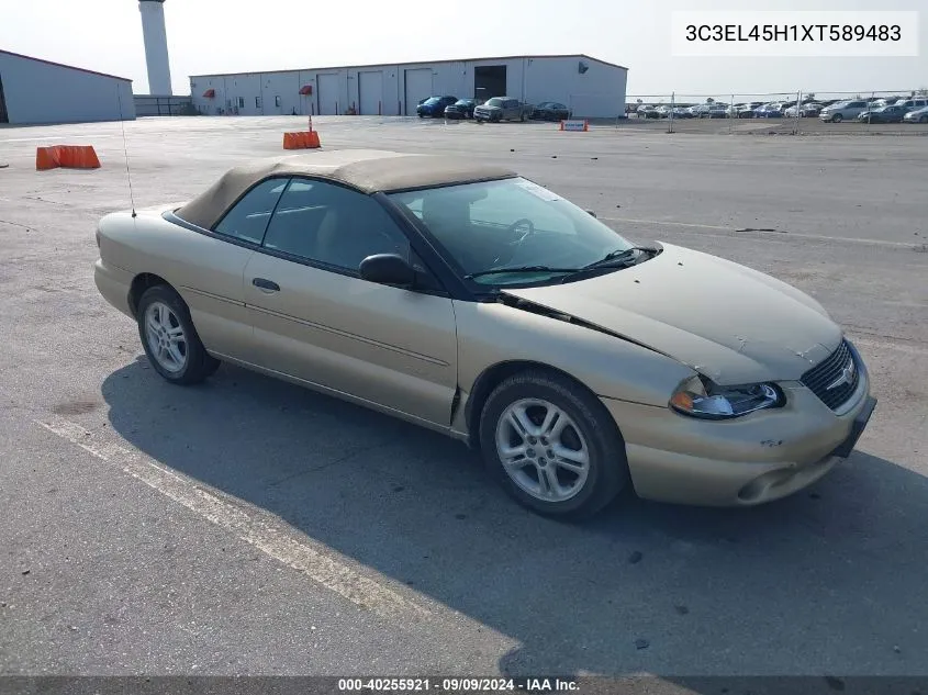 1999 Chrysler Sebring Jx VIN: 3C3EL45H1XT589483 Lot: 40255921