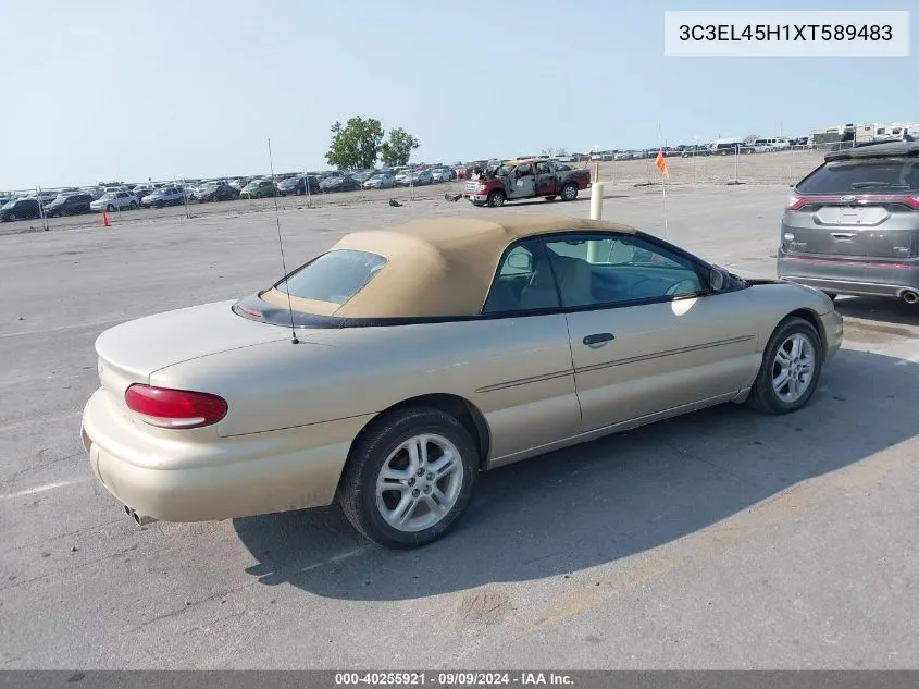 3C3EL45H1XT589483 1999 Chrysler Sebring Jx