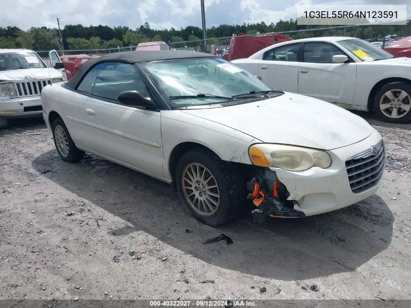 1C3EL55R64N123591 2004 Chrysler Sebring Lxi