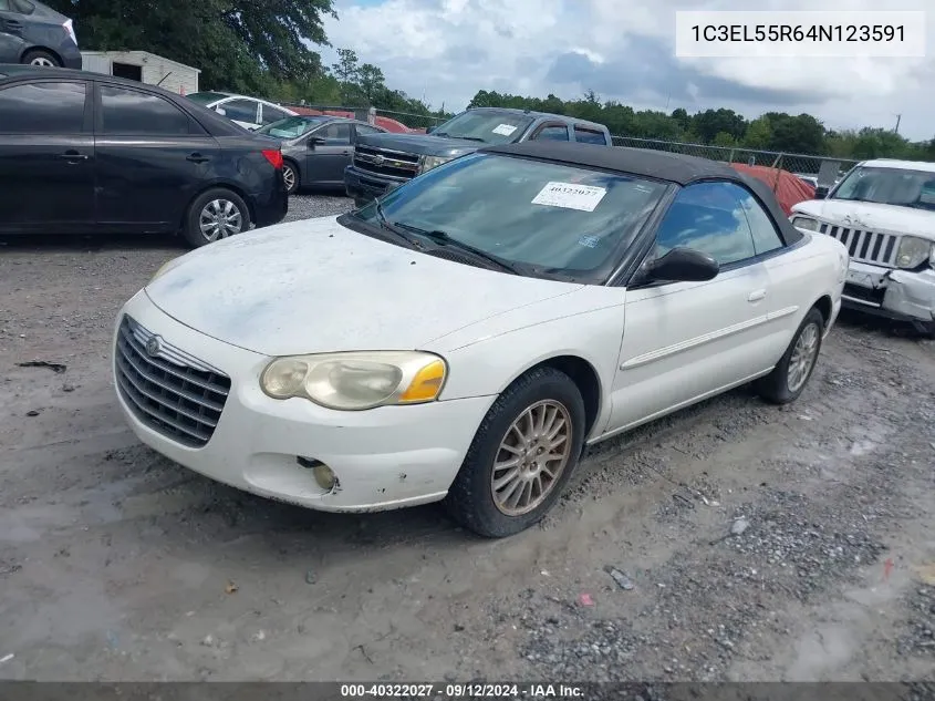 2004 Chrysler Sebring Lxi VIN: 1C3EL55R64N123591 Lot: 40322027