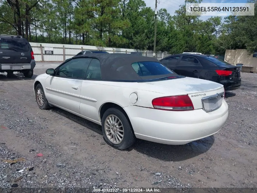 1C3EL55R64N123591 2004 Chrysler Sebring Lxi