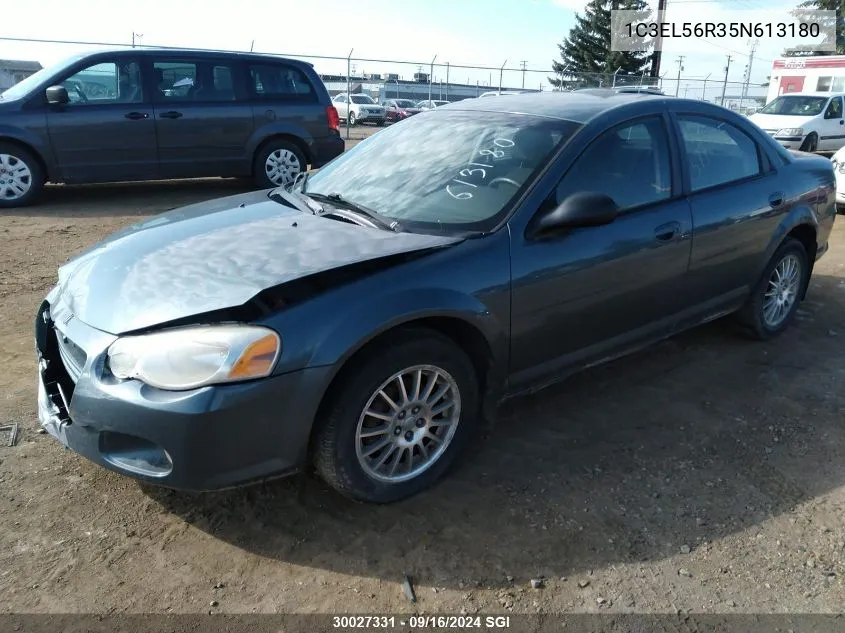 2005 Chrysler Sebring Touring VIN: 1C3EL56R35N613180 Lot: 30027331