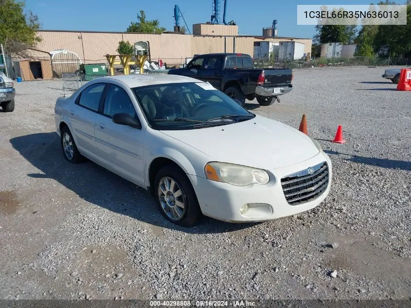 2005 Chrysler Sebring Limited VIN: 1C3EL66R35N636013 Lot: 40298808