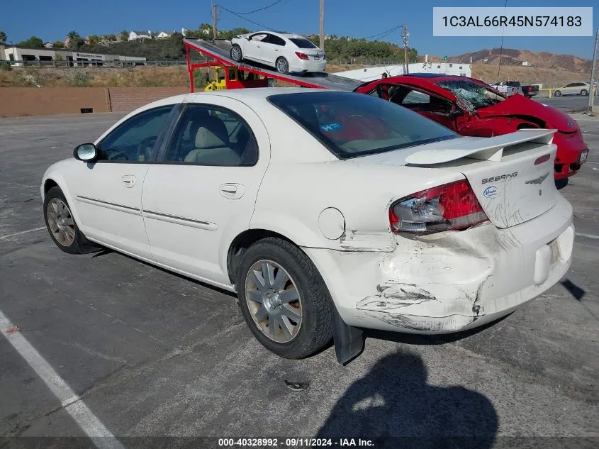 1C3AL66R45N574183 2005 Chrysler Sebring Limited