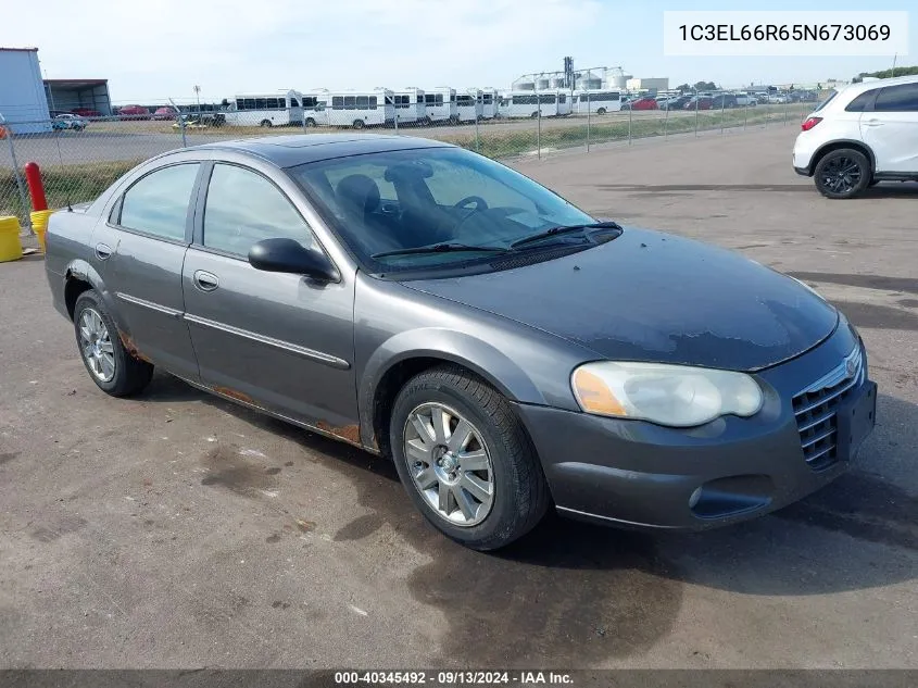 2005 Chrysler Sebring Limited VIN: 1C3EL66R65N673069 Lot: 40345492