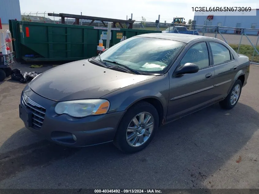 2005 Chrysler Sebring Limited VIN: 1C3EL66R65N673069 Lot: 40345492