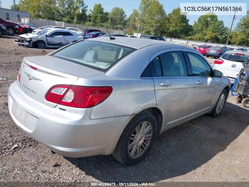 1C3LC56K17N561366 2007 Chrysler Sebring Touring