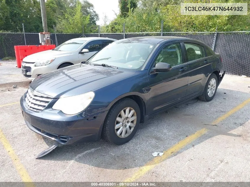 2007 Chrysler Sebring VIN: 1C3LC46K47N644932 Lot: 40306901