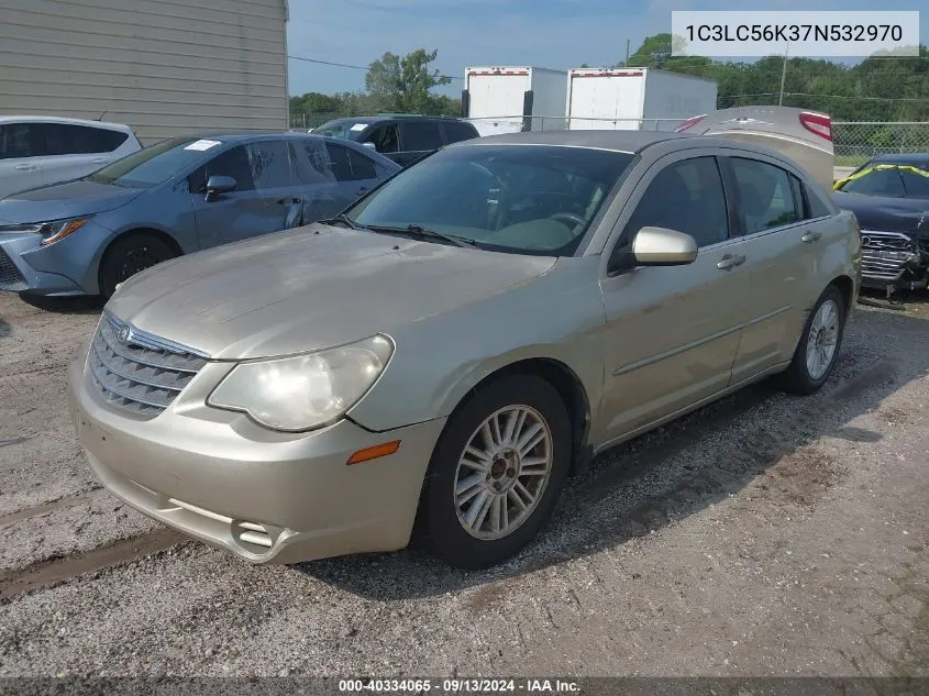 2007 Chrysler Sebring Touring VIN: 1C3LC56K37N532970 Lot: 40334065