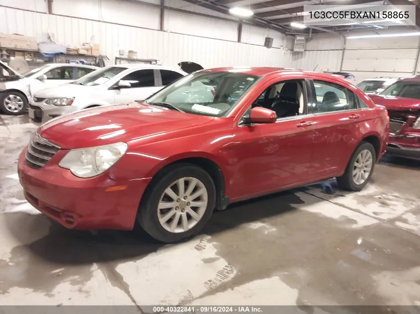 2010 Chrysler Sebring Limited VIN: 1C3CC5FBXAN158865 Lot: 40322841