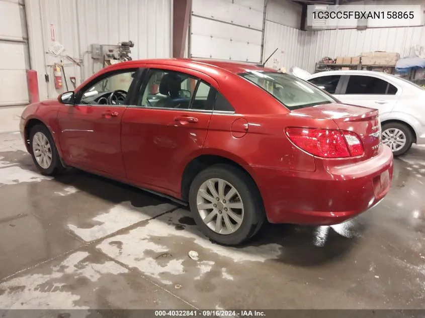 2010 Chrysler Sebring Limited VIN: 1C3CC5FBXAN158865 Lot: 40322841