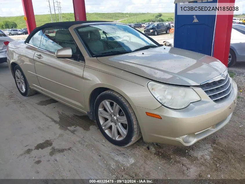 2010 Chrysler Sebring Touring VIN: 1C3BC5ED2AN185038 Lot: 40325475