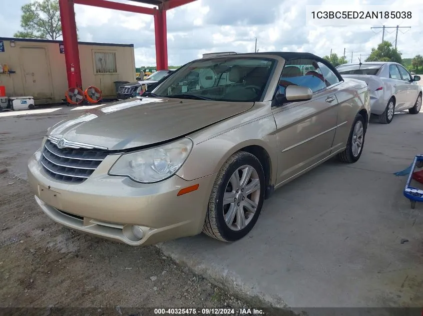 2010 Chrysler Sebring Touring VIN: 1C3BC5ED2AN185038 Lot: 40325475