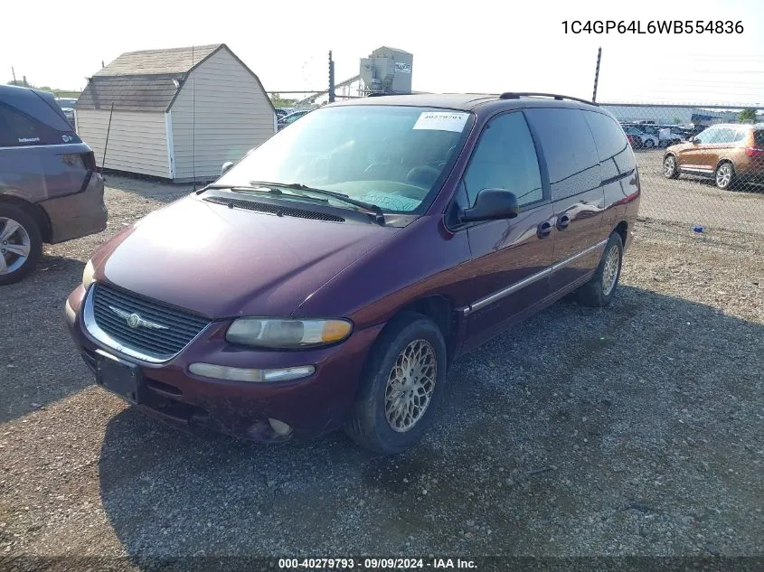 1998 Chrysler Town & Country Lxi VIN: 1C4GP64L6WB554836 Lot: 40279793