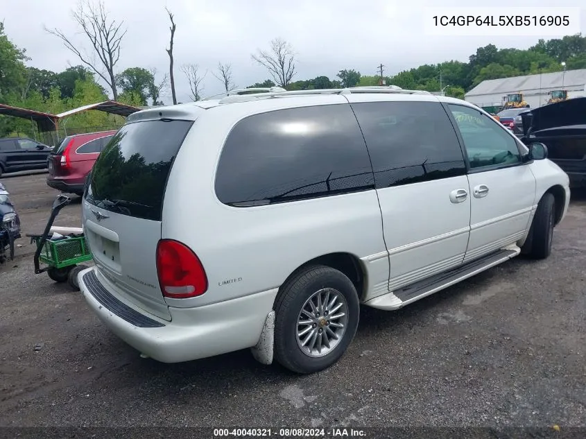 1999 Chrysler Town & Country Limited VIN: 1C4GP64L5XB516905 Lot: 40040321