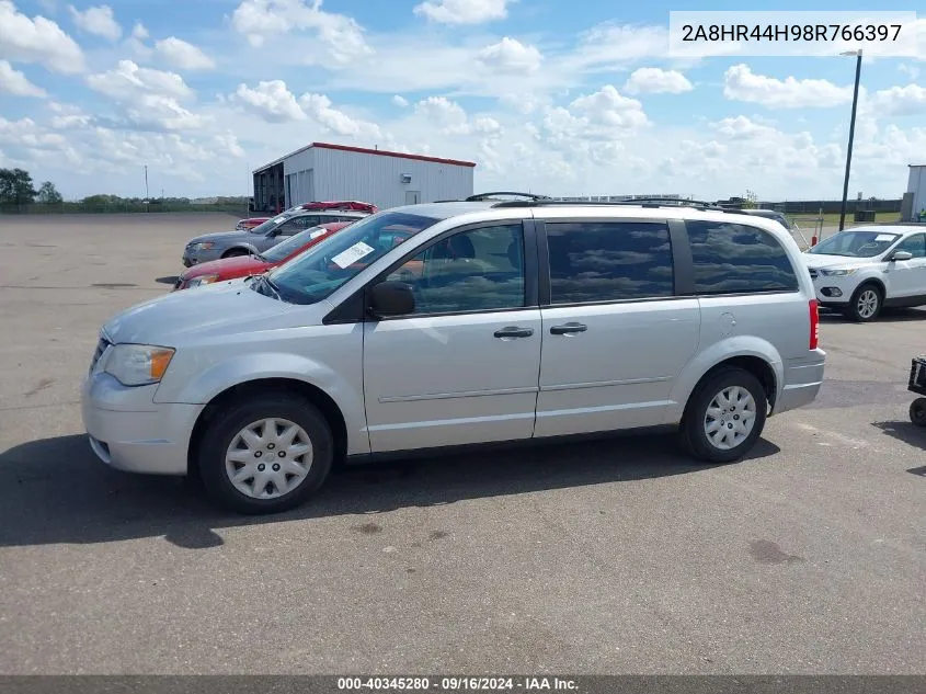 2008 Chrysler Town & Country Lx VIN: 2A8HR44H98R766397 Lot: 40345280