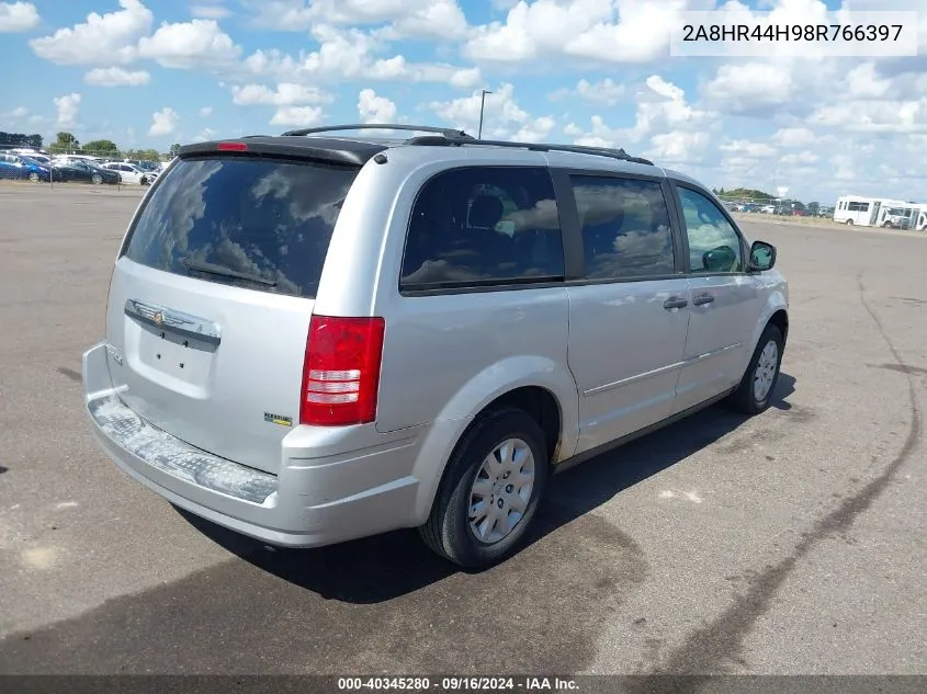 2008 Chrysler Town & Country Lx VIN: 2A8HR44H98R766397 Lot: 40345280