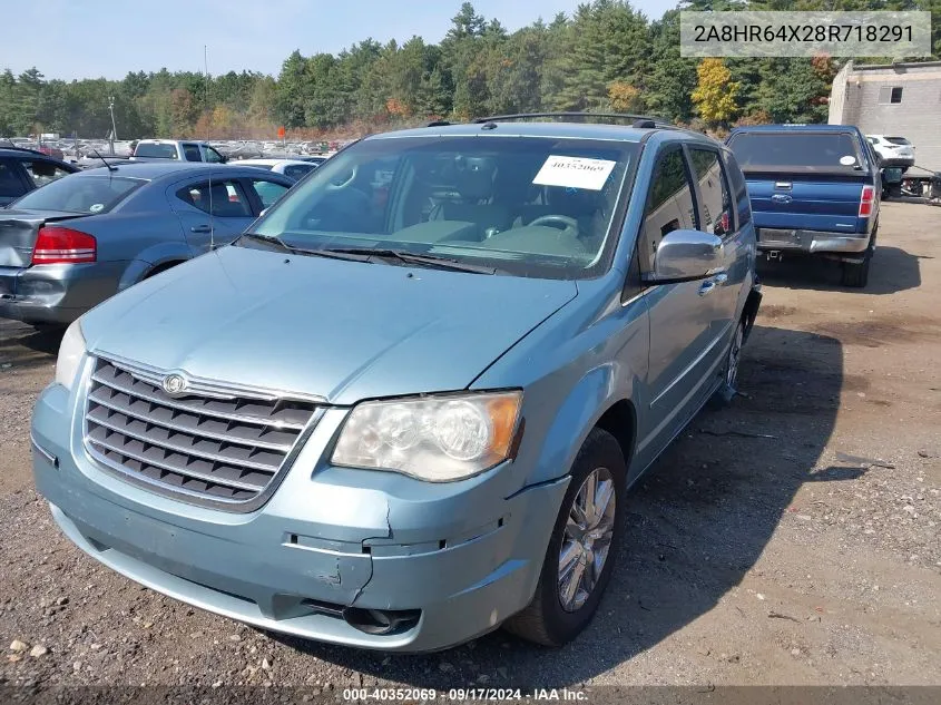 2008 Chrysler Town & Country Limited VIN: 2A8HR64X28R718291 Lot: 40352069