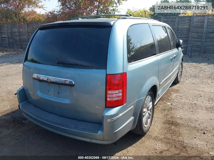 2A8HR64X28R718291 2008 Chrysler Town & Country Limited