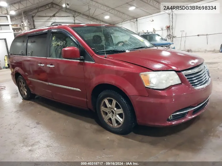 2011 Chrysler Town & Country Touring VIN: 2A4RR5DG3BR698334 Lot: 40318717