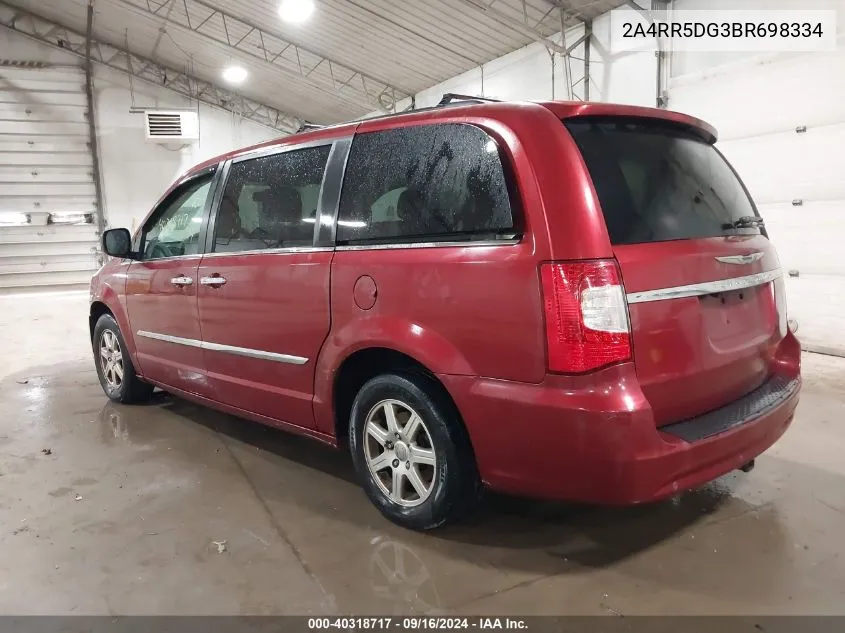 2A4RR5DG3BR698334 2011 Chrysler Town & Country Touring