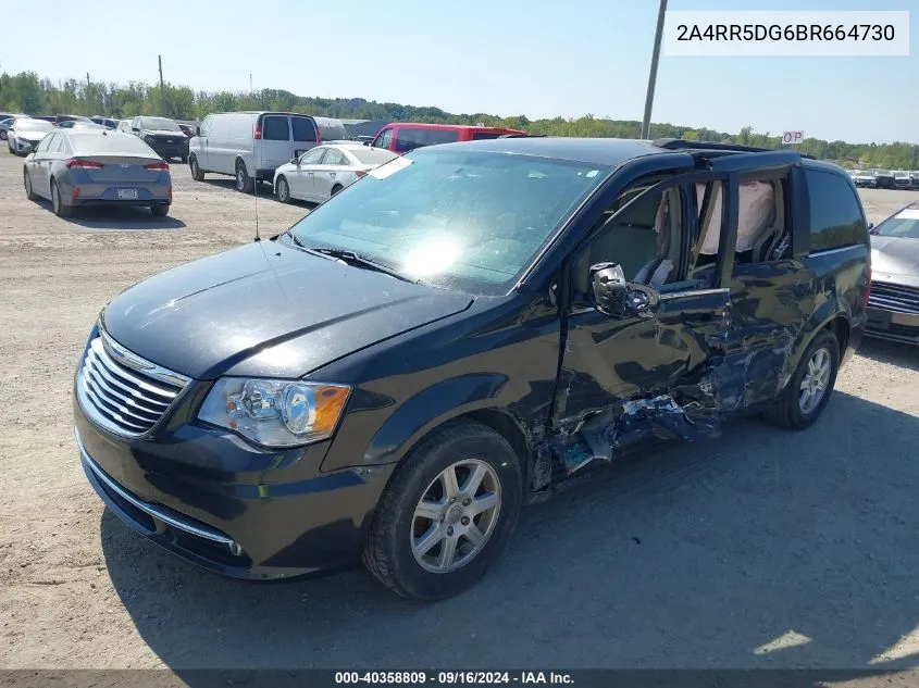 2A4RR5DG6BR664730 2011 Chrysler Town & Country Touring