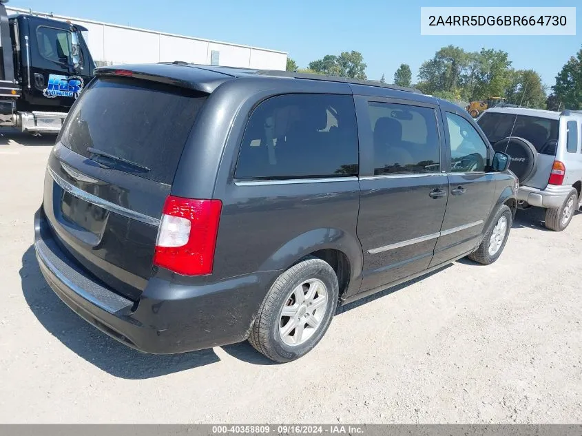 2011 Chrysler Town & Country Touring VIN: 2A4RR5DG6BR664730 Lot: 40358809