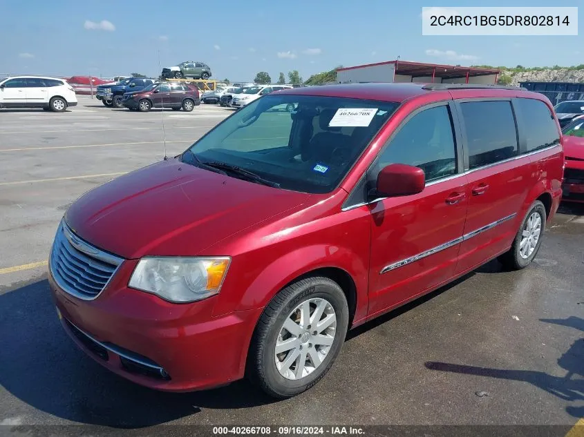 2013 Chrysler Town & Country Touring VIN: 2C4RC1BG5DR802814 Lot: 40266708