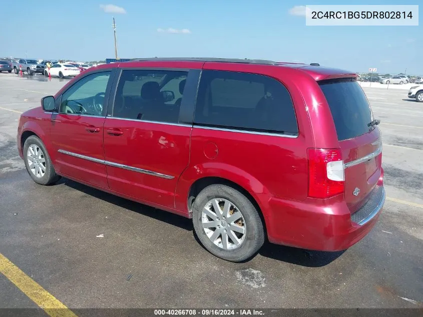 2C4RC1BG5DR802814 2013 Chrysler Town & Country Touring