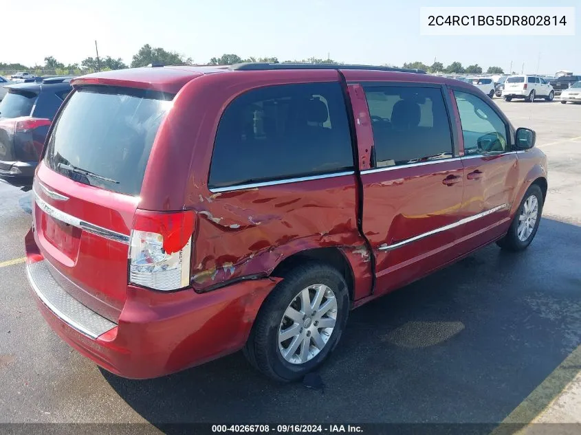 2013 Chrysler Town & Country Touring VIN: 2C4RC1BG5DR802814 Lot: 40266708