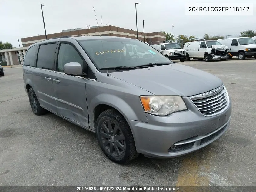 2C4RC1CG2ER118142 2014 Chrysler Town & Country Touring