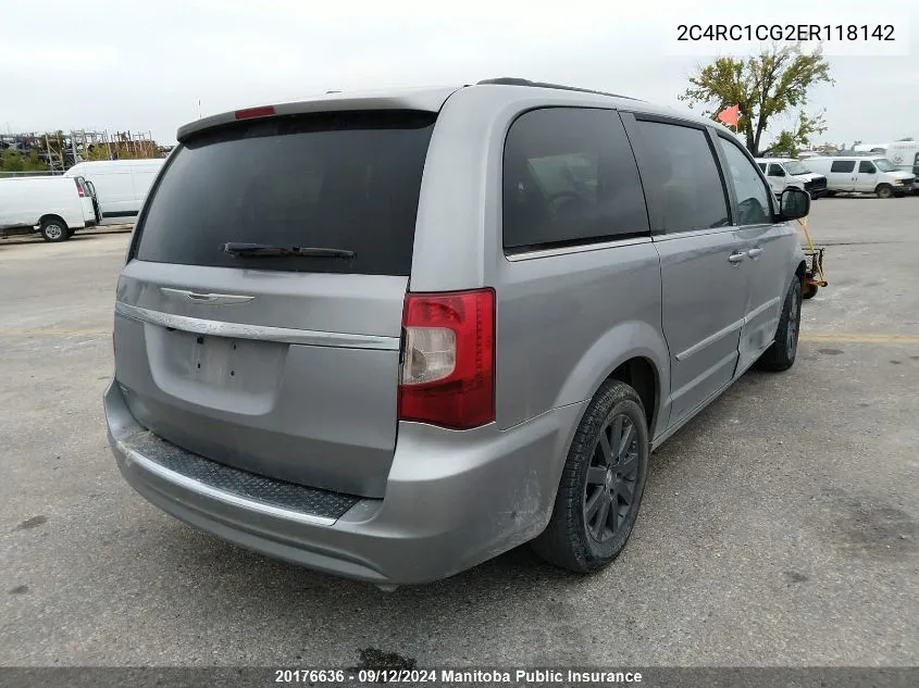 2C4RC1CG2ER118142 2014 Chrysler Town & Country Touring