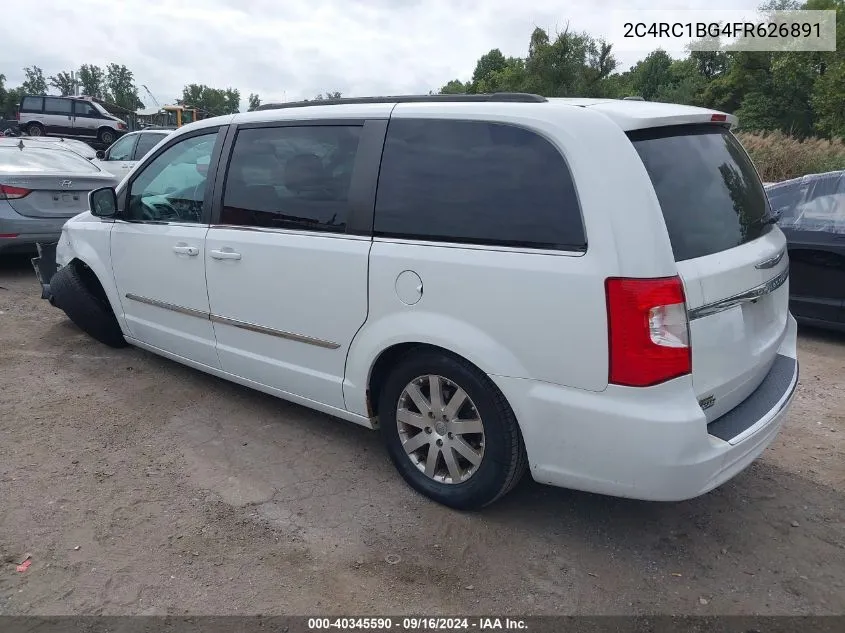 2015 Chrysler Town & Country Touring VIN: 2C4RC1BG4FR626891 Lot: 40345590