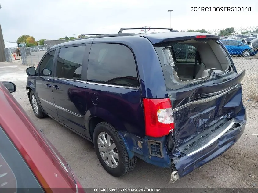 2015 Chrysler Town & Country Touring VIN: 2C4RC1BG9FR510148 Lot: 40359930