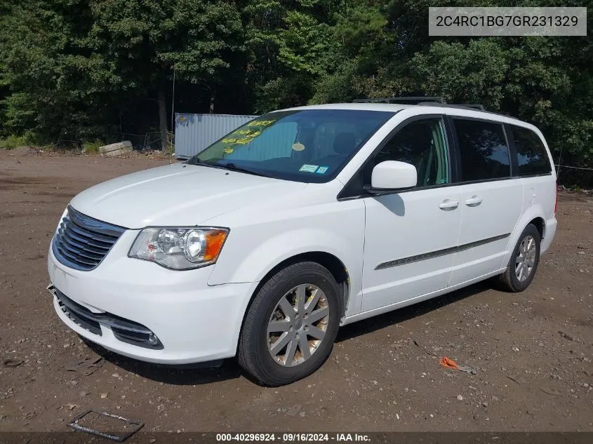 2C4RC1BG7GR231329 2016 Chrysler Town & Country Touring