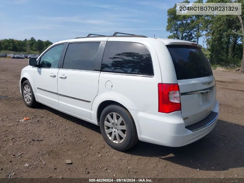 2C4RC1BG7GR231329 2016 Chrysler Town & Country Touring