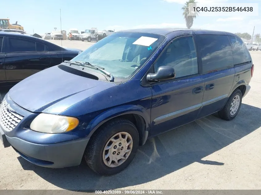 2002 Chrysler Voyager VIN: 1C4GJ25352B546438 Lot: 40292089