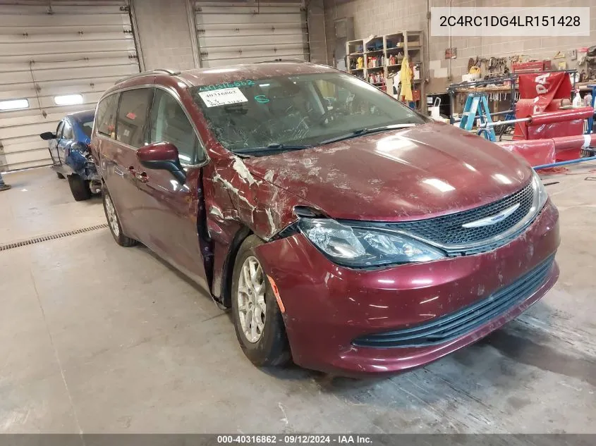 2020 Chrysler Voyager Lxi VIN: 2C4RC1DG4LR151428 Lot: 40316862