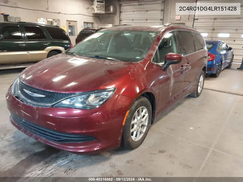 2020 Chrysler Voyager Lxi VIN: 2C4RC1DG4LR151428 Lot: 40316862