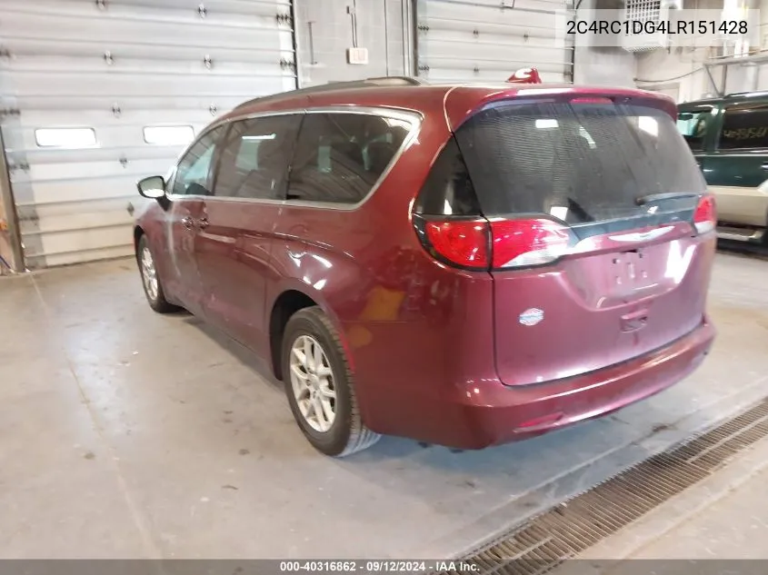 2020 Chrysler Voyager Lxi VIN: 2C4RC1DG4LR151428 Lot: 40316862