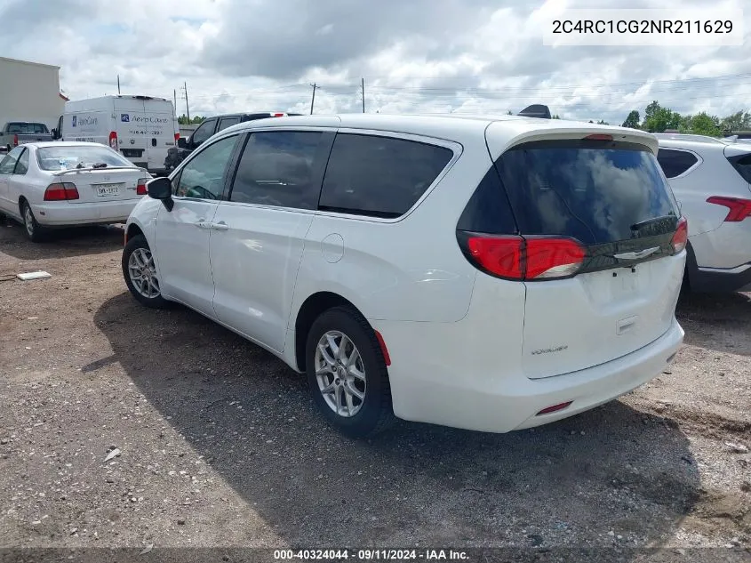 2022 Chrysler Voyager Lx VIN: 2C4RC1CG2NR211629 Lot: 40324044