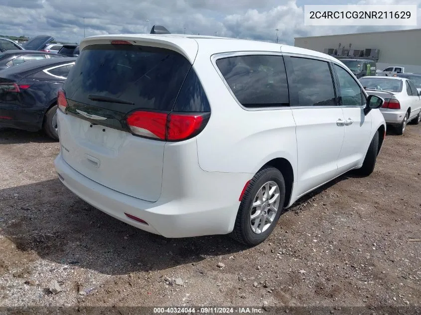 2022 Chrysler Voyager Lx VIN: 2C4RC1CG2NR211629 Lot: 40324044