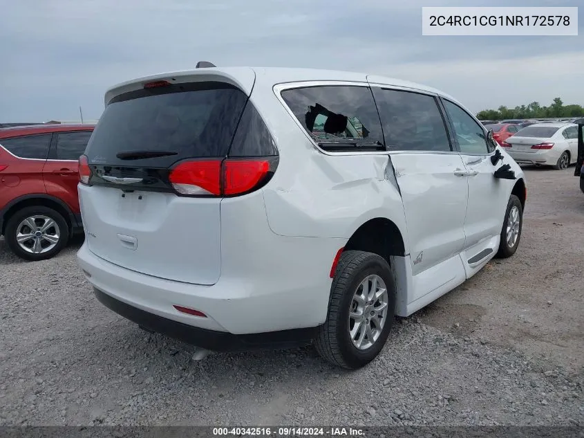 2022 Chrysler Voyager Lx VIN: 2C4RC1CG1NR172578 Lot: 40342516