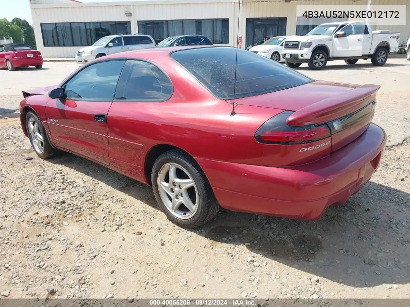 1999 Dodge Avenger Es VIN: 4B3AU52N5XE012172 Lot: 40055208