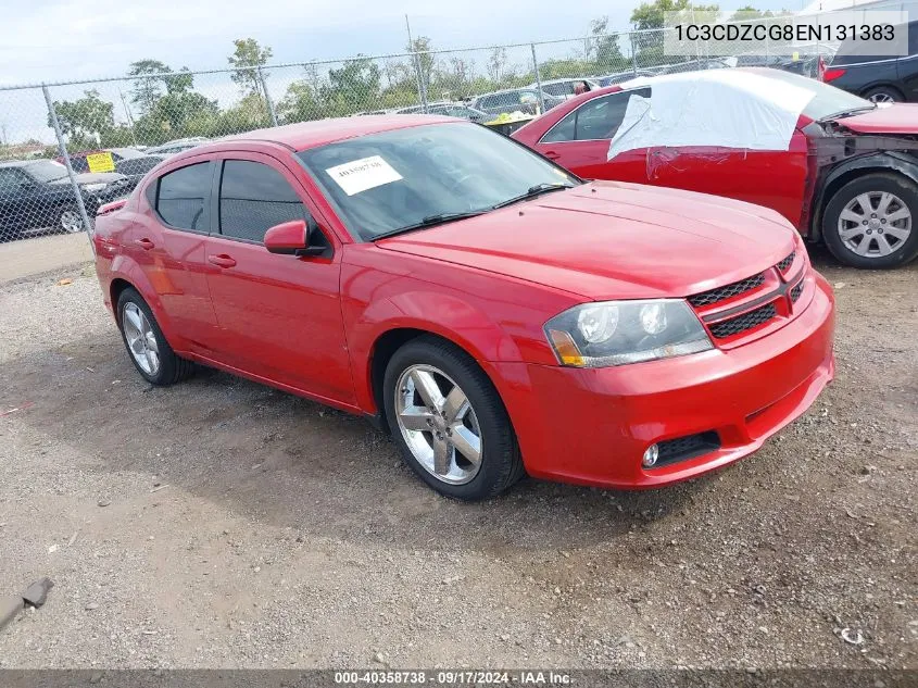 2014 Dodge Avenger Sxt VIN: 1C3CDZCG8EN131383 Lot: 40358738