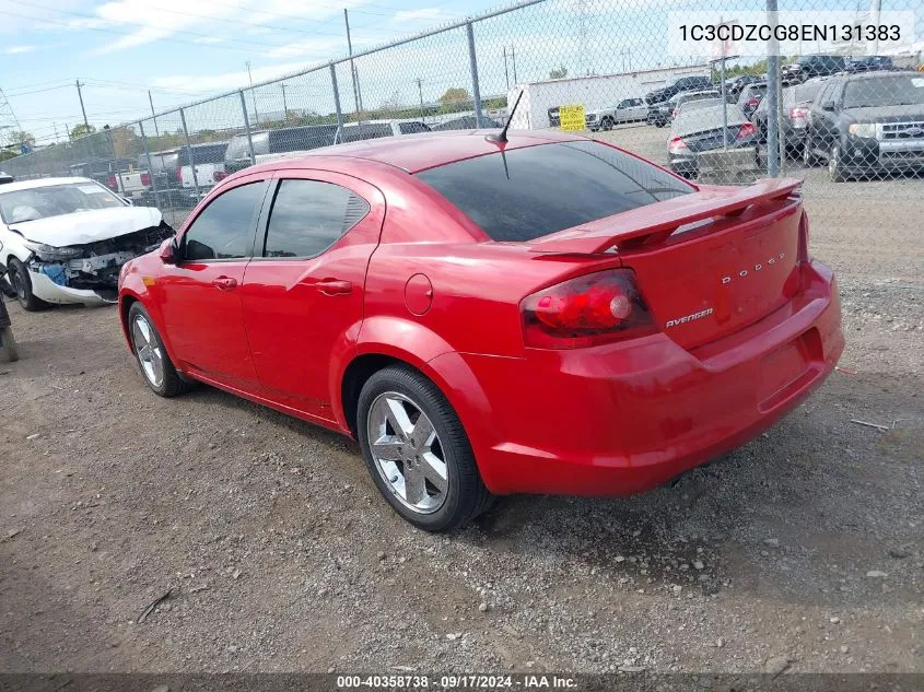 2014 Dodge Avenger Sxt VIN: 1C3CDZCG8EN131383 Lot: 40358738