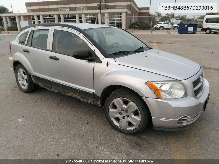 1B3HB48B67D290016 2007 Dodge Caliber Sxt