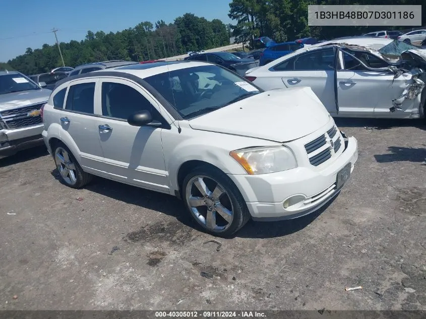 2007 Dodge Caliber Sxt VIN: 1B3HB48B07D301186 Lot: 40305012