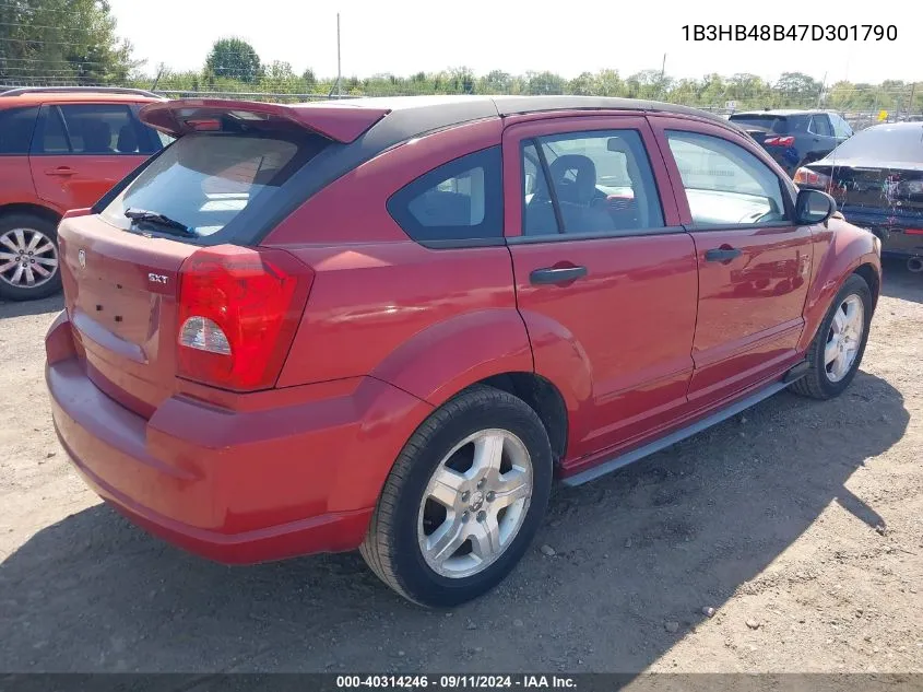 1B3HB48B47D301790 2007 Dodge Caliber Sxt